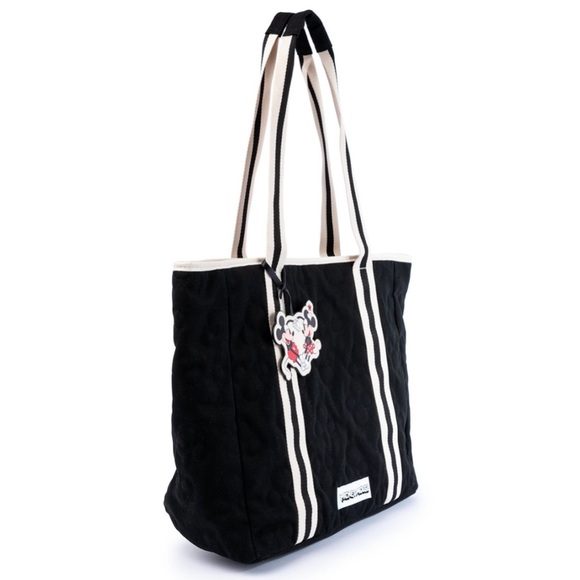 DISNEY MICKEY QUILTED TOTE BAG 
COLOR BLACK AND WHITE - Picture 7 of 12